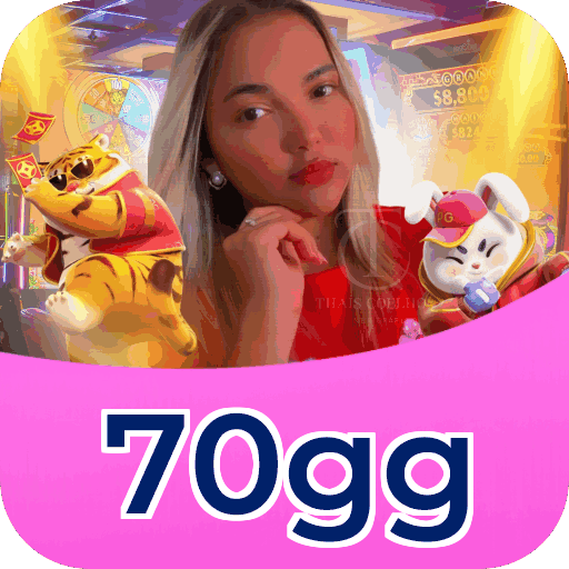 Interface do aplicativo 70gg mostrando jogos disponíveis no iOS e Android