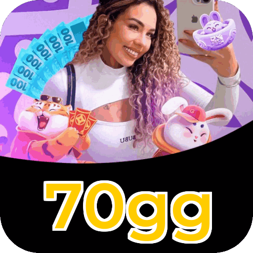 Plataforma 70gg mostrando interface moderna, jogos certificados e recursos de segurança licenciados